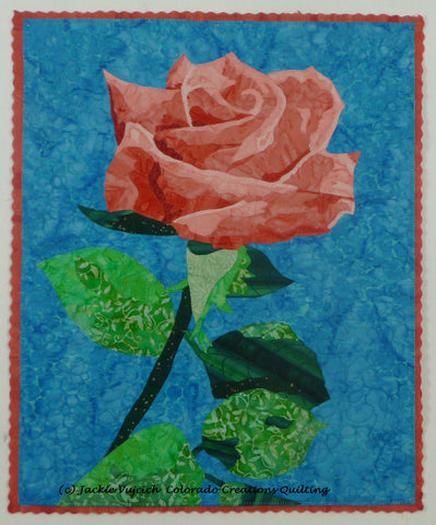 A Rose by Another Name quilt by Jackie Vujcich available at Colorado Creations Quilting
