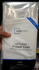 Clear shower liner