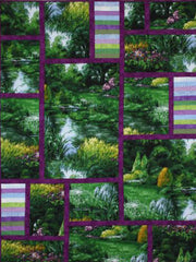 Park Landscape quilt using Michael Miller Fabric