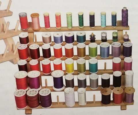  wooden thread spool holder