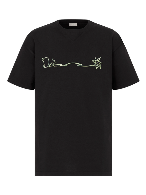 Dior x Cactus Jack Oversized T-Shirt White/Brown