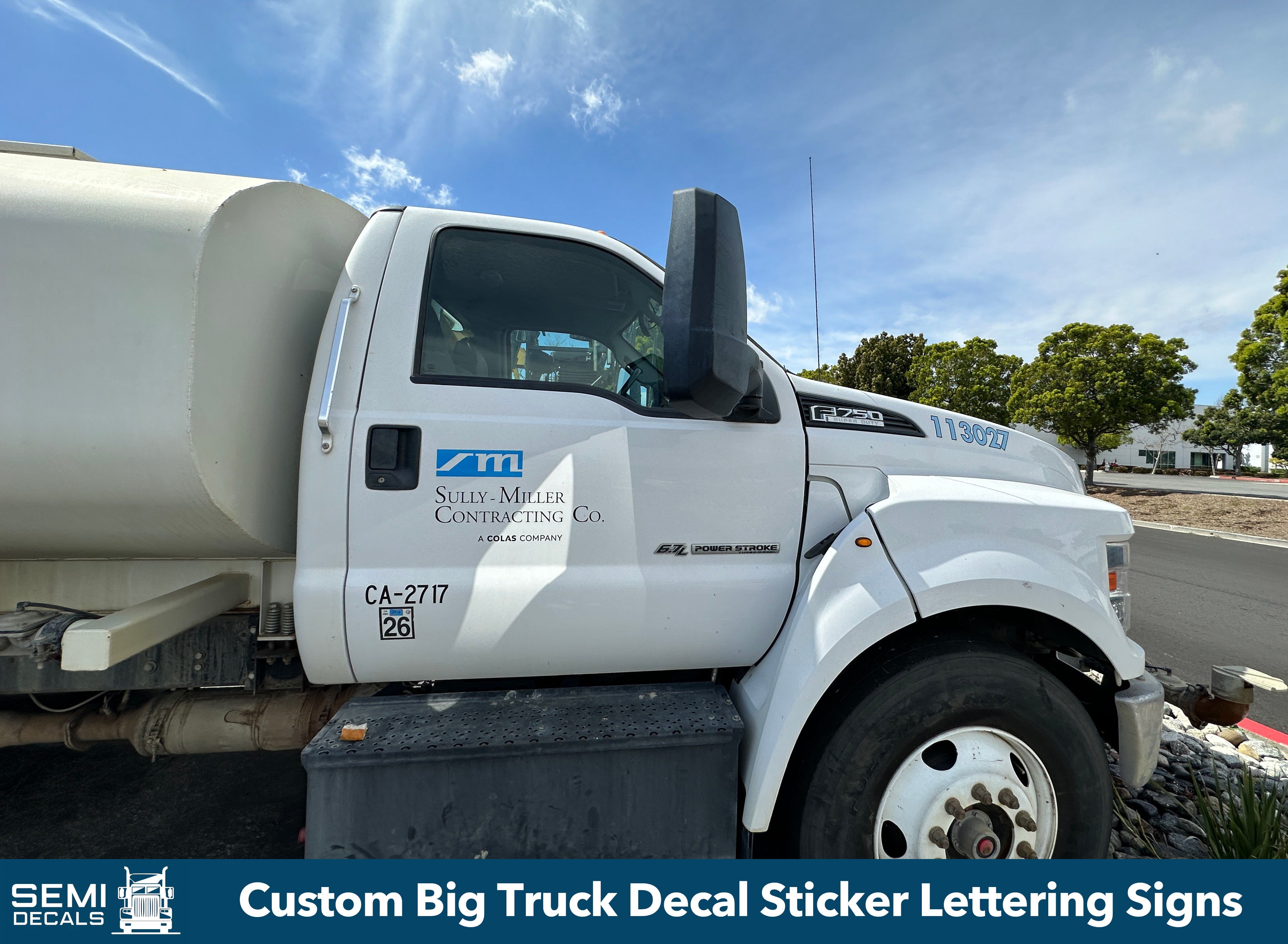 custom big truck decals