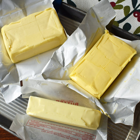unwrapped butter examples