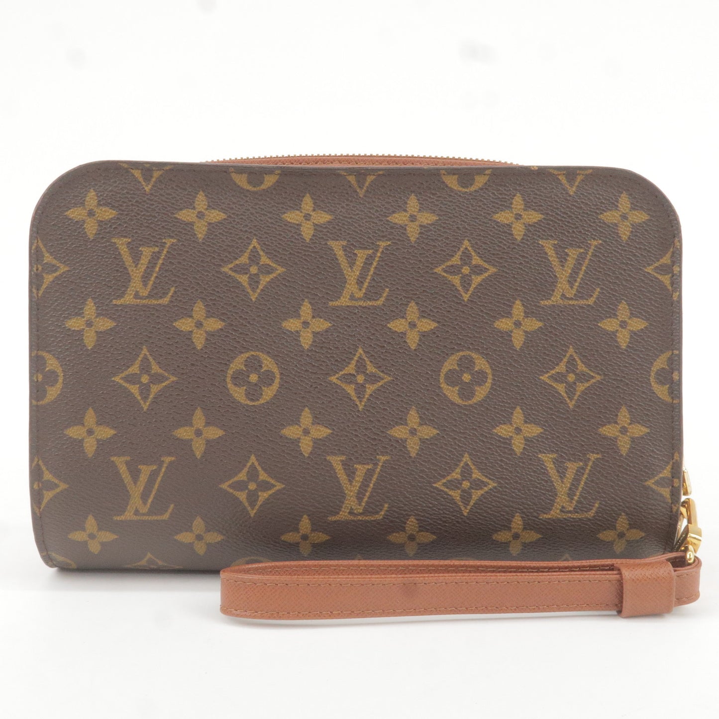 Louis Vuitton Brown, Pattern Print Monogram Pochette Orsay