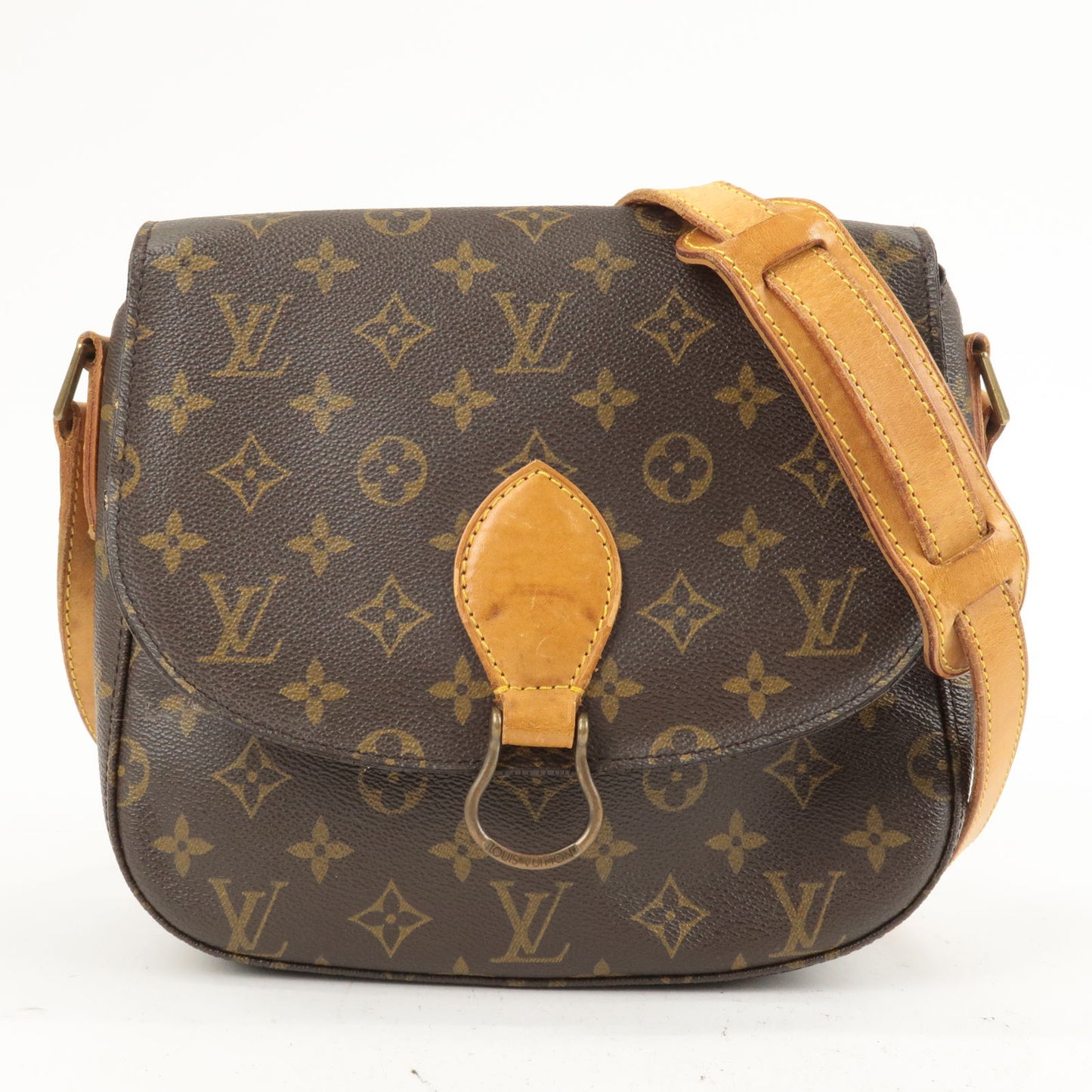 LOUIS VUITTON Monogram Saint Cloud GM Shoulder Bag Lv Vintage 