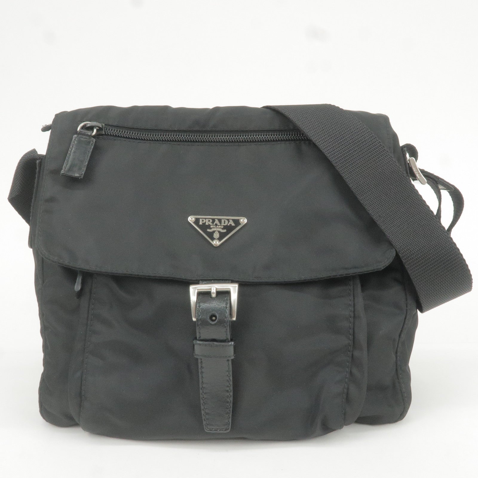 Prada Tessuto Saffiano Nylon Nero Bag, Luxury, Bags & Wallets on