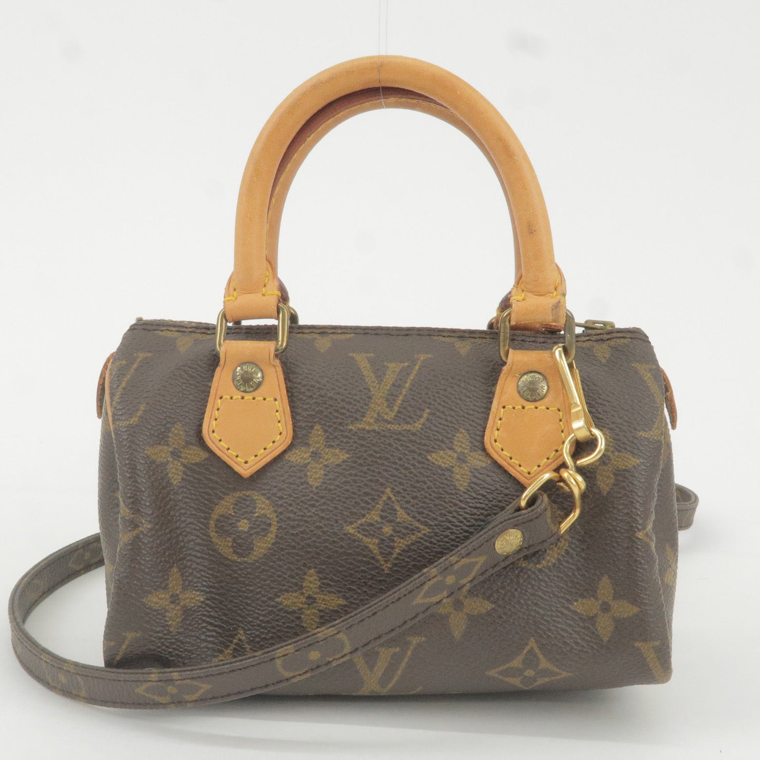 Louis Vuitton Monogram Motard Pochette Shoulder Bag - Gold House