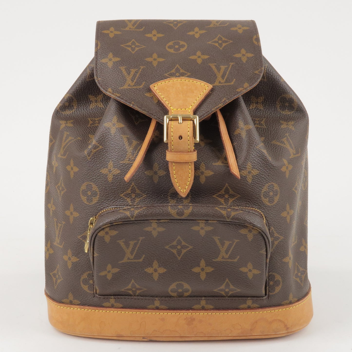 Louis Vuitton Vintage Monogram Montsouris MM Backpack M51136 Brown