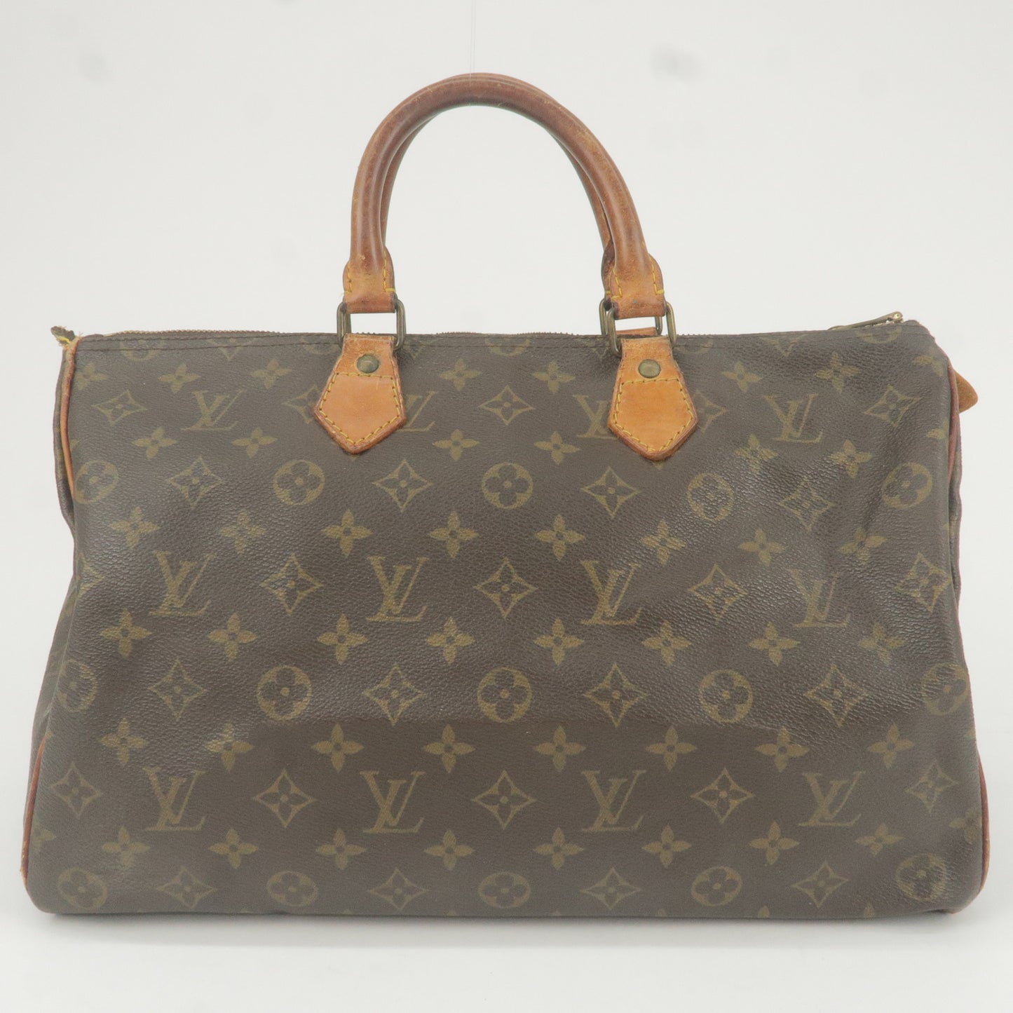 Authentic Louis Vuitton Monogram Speedy 35 Hand Boston Bag Old