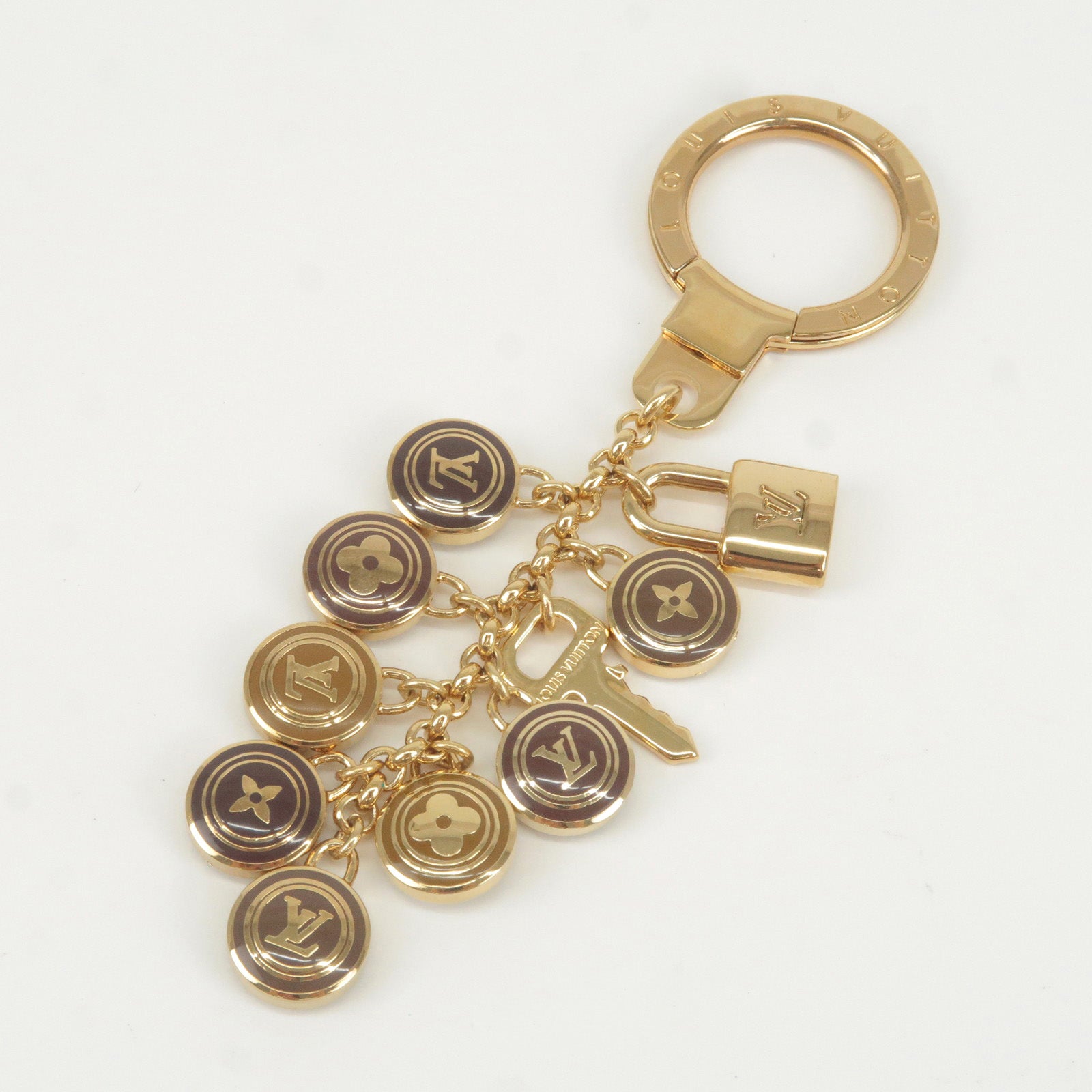 ep_vintage luxury Store - Porte - Charm - Cles - Brown - MICHAEL MICHAEL  KORS CAMDEN SHOULDER BAG - Bag - M65387 – dct - Charm - Key - Pastilles -  Gold