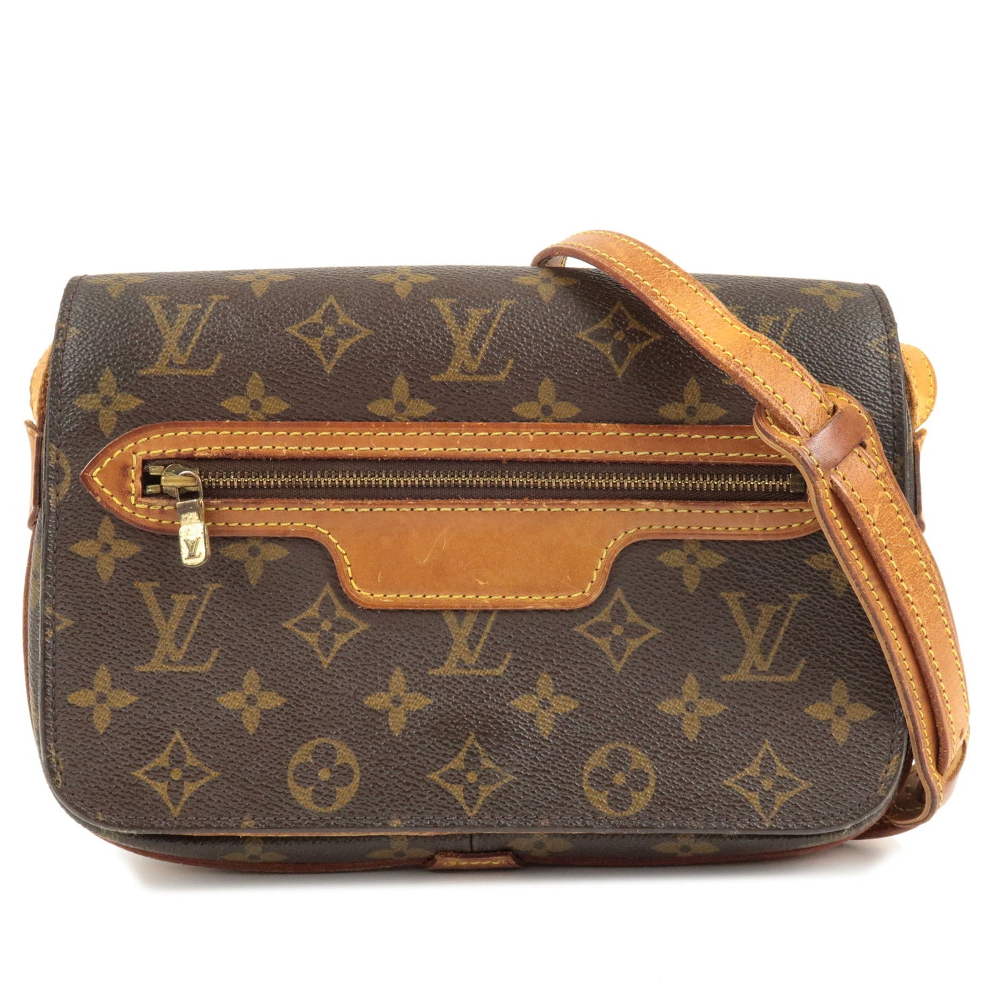 LV Monogram Empreinte Leather Saint Germain PM Red_Louis