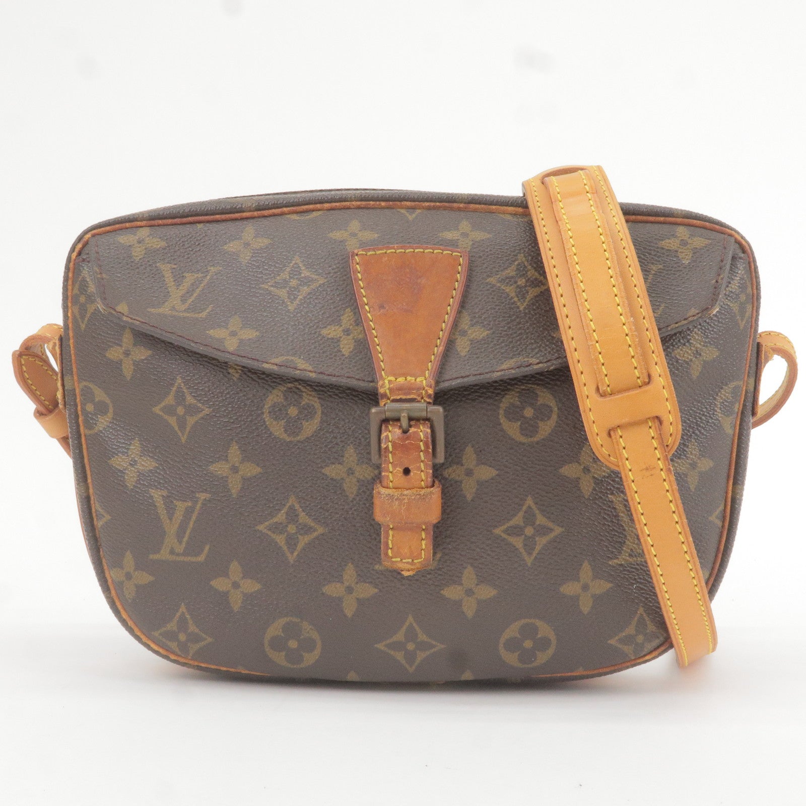 Louis Vuitton Jeune Fille Crossbody MM Brown Leather for sale