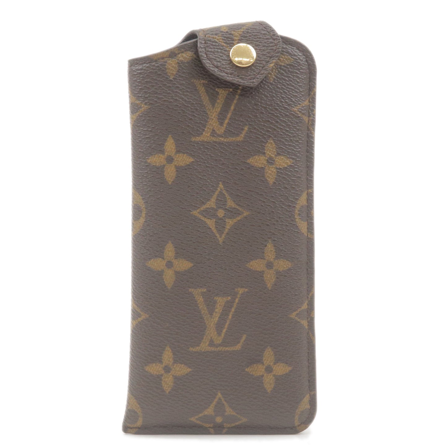 Authentic Louis Vuitton Monogram Glasses Case Etui Lunettes PM M66545