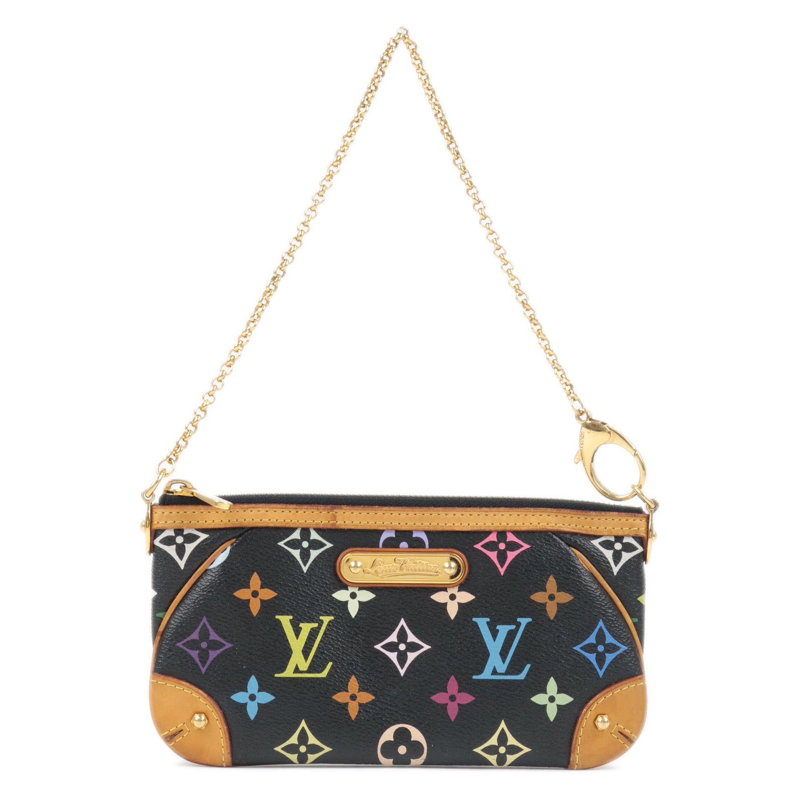 Louis Vuitton Monogram Canvas Pochette Milla Clutch Bag For Sale