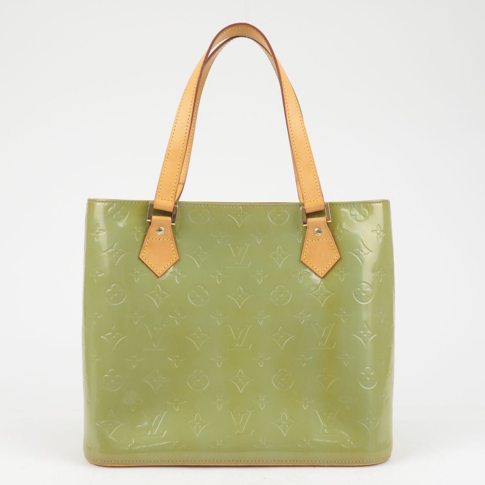 Louis Vuitton MInt Green Monogram Vernis Houston Bag Louis Vuitton