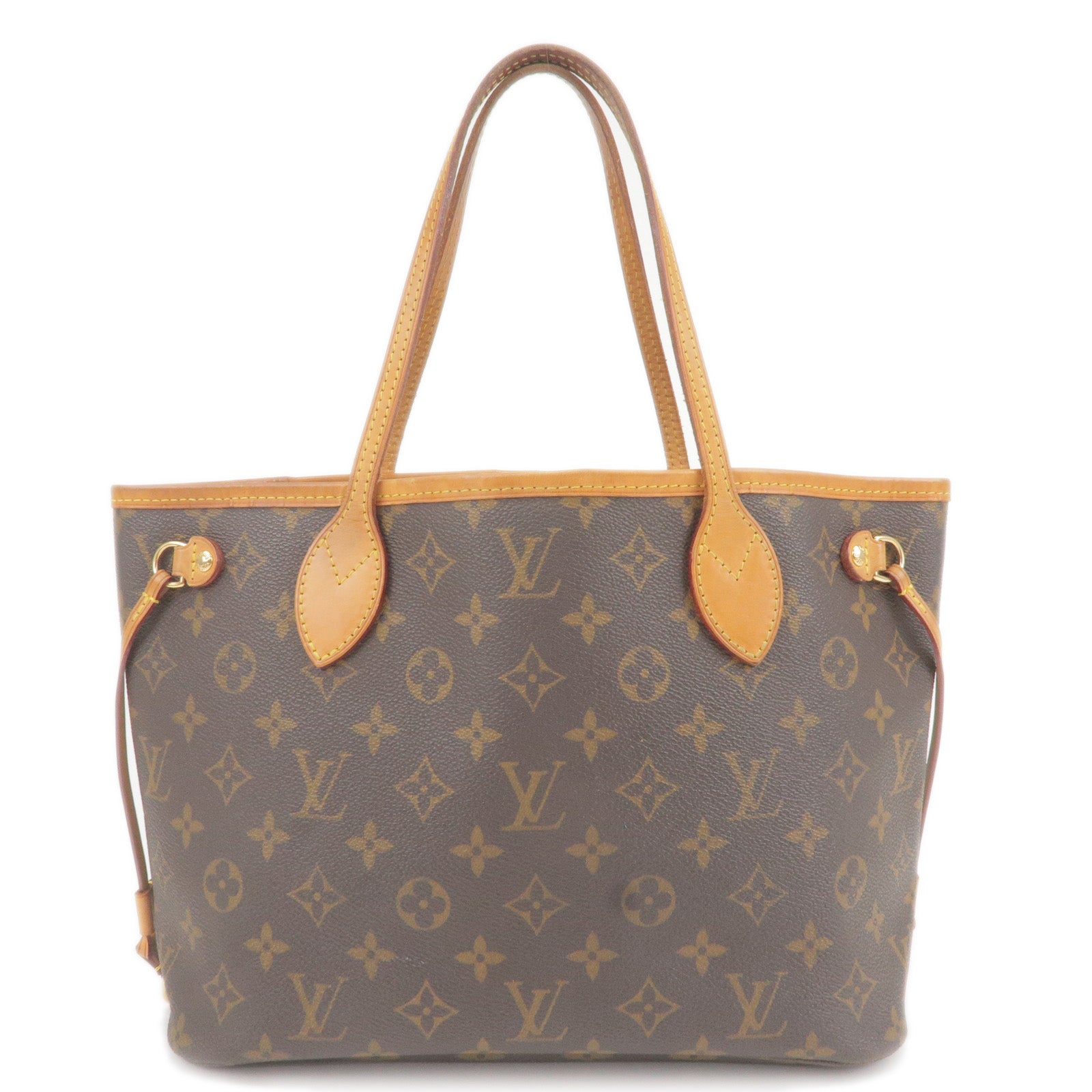 Louis Vuitton Neverfull Pm Brown Canvas Tote Bag (Pre-Owned)
