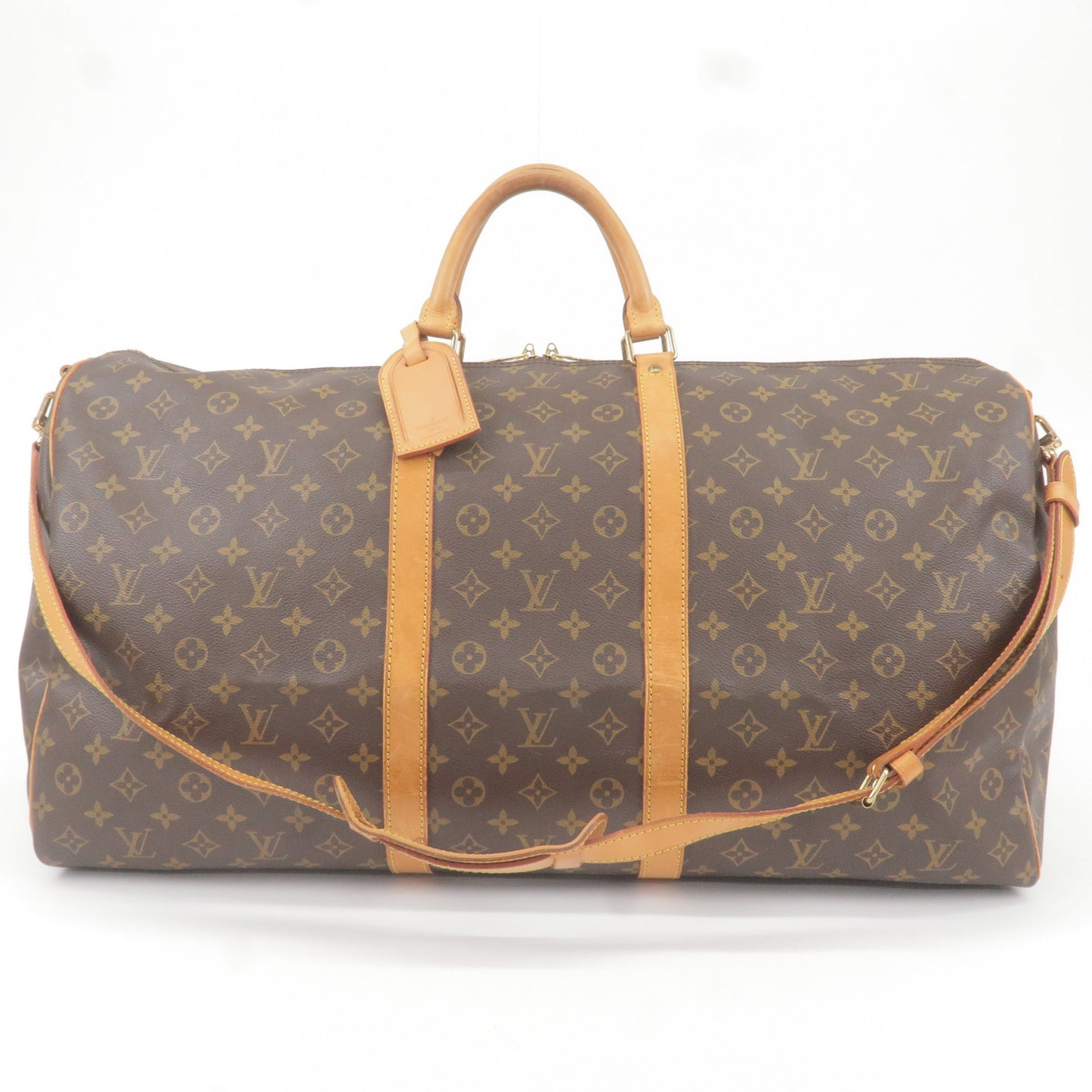 Louis Vuitton Monogram Keepall 60 Large Duffle Travel Bag M41412