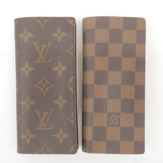 Louis Vuitton Monogram Etui Lunettes Glasses Case - Brown Travel