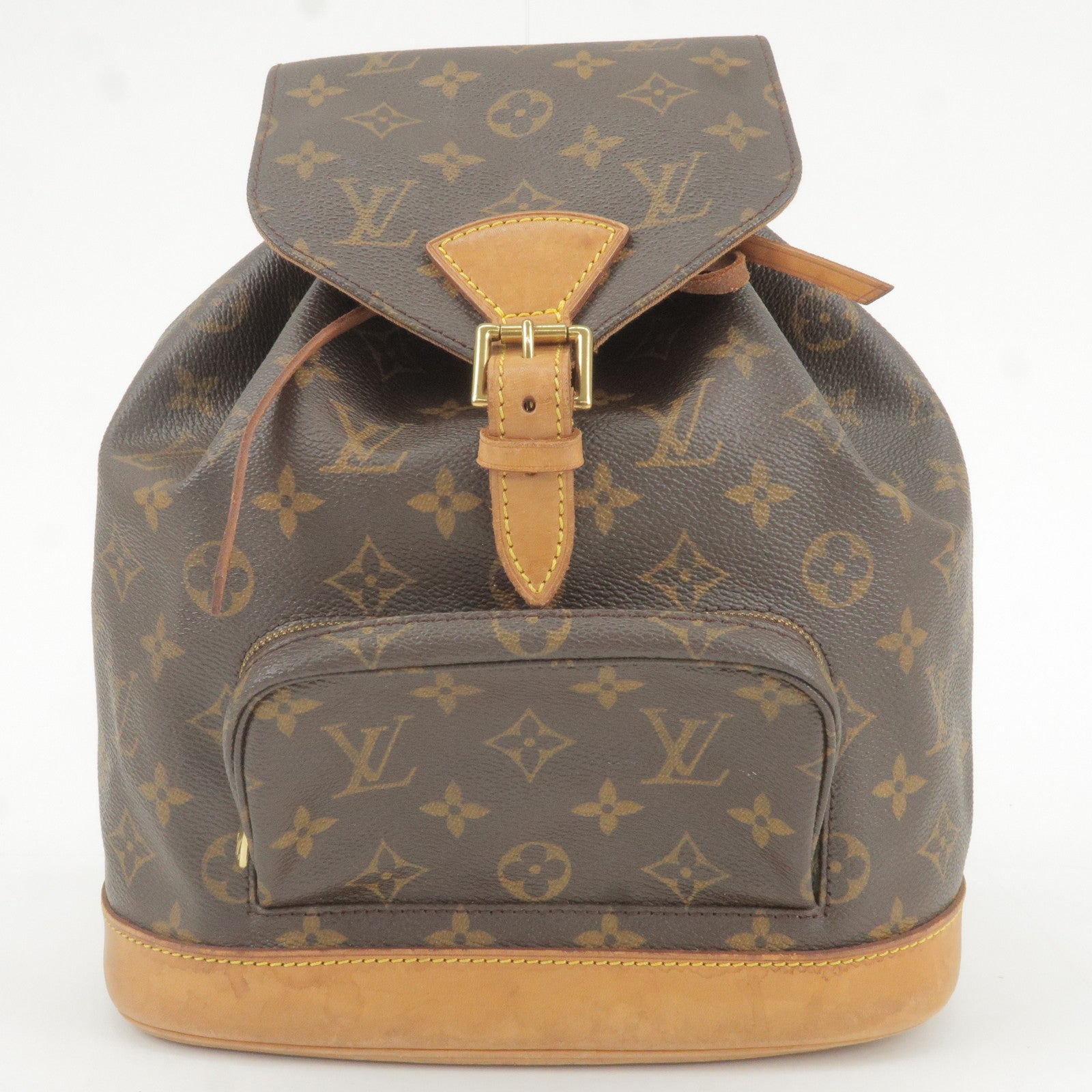 Louis Vuitton 2020 Pre-Owned Montsouris PM Backpack - Brown for Women