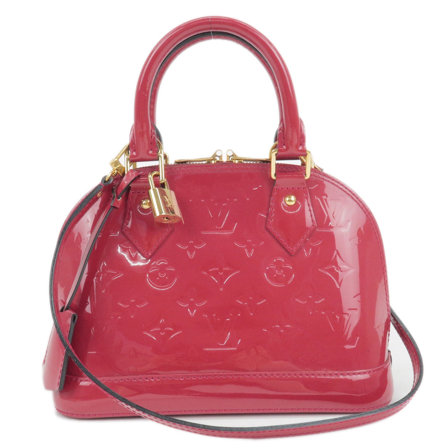 Review: Louis Vuitton Alma PM Vernis Indian Rose. 