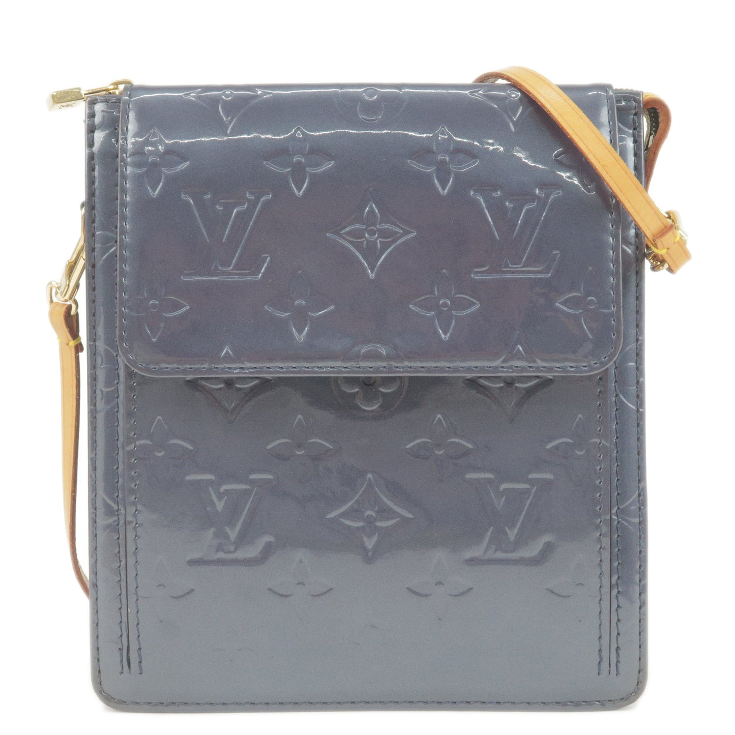 Pre-owned Louis Vuitton Beige Monogram Vernis Mott Bag