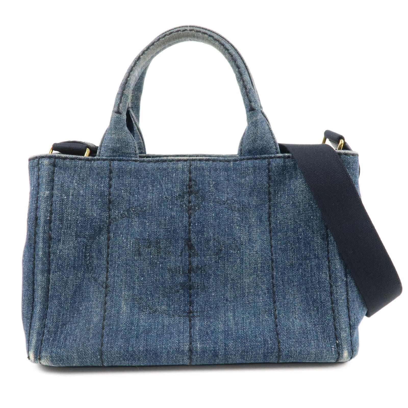 Pre-owned Prada Denim In Avio Shoulder Bag | Fashion bags handbags, Shoulder  strap bag, Structured handbags
