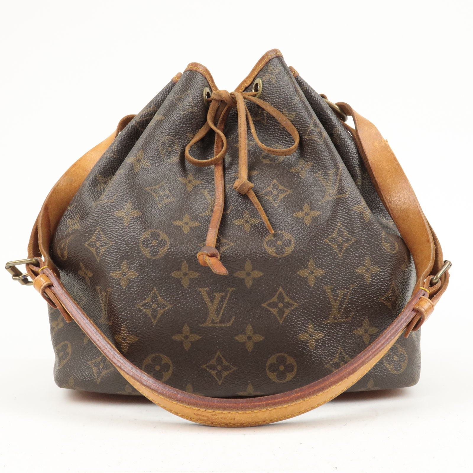 LOUIS VUITTON Petit Noe Monogram Canvas Shoulder Bag