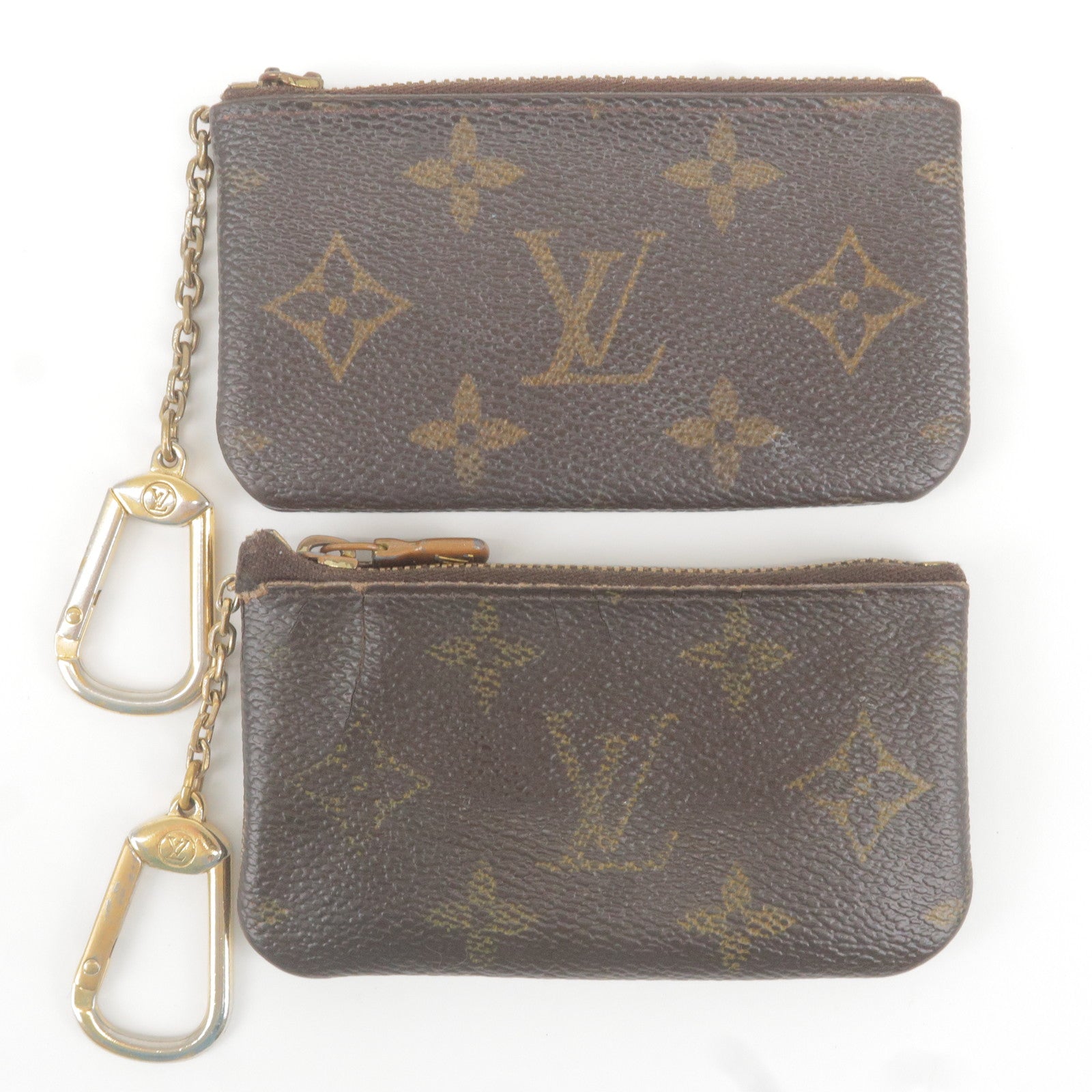 Louis Vuitton Key Pouch Cerises Cherry Monogram Brown/Red in Toile Canvas  with Brass - US