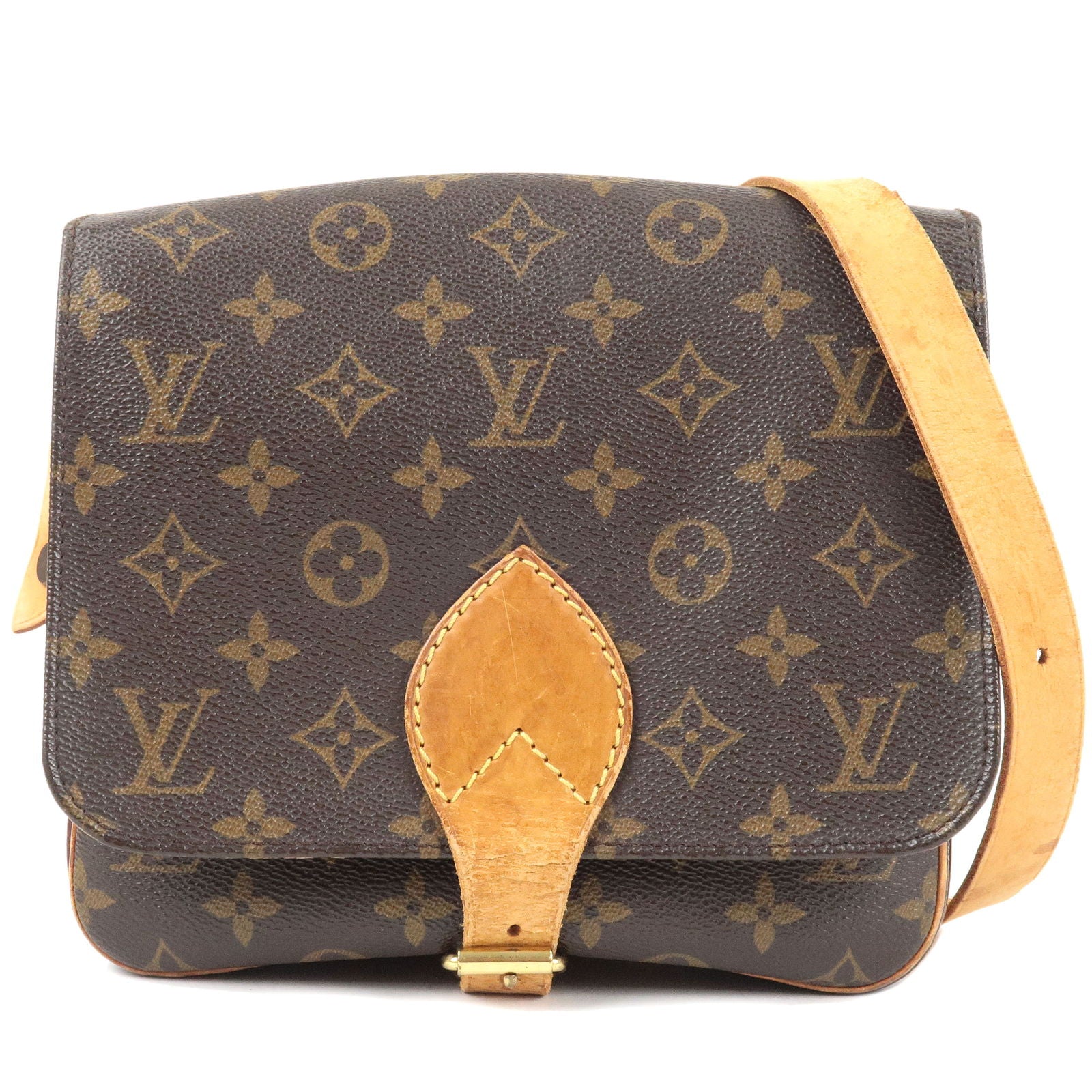 used Pre-owned Louis Vuitton Monogram Trunk Vertical Canvas Brown Crossbody Bag Women (Good), Women's, Size: Small