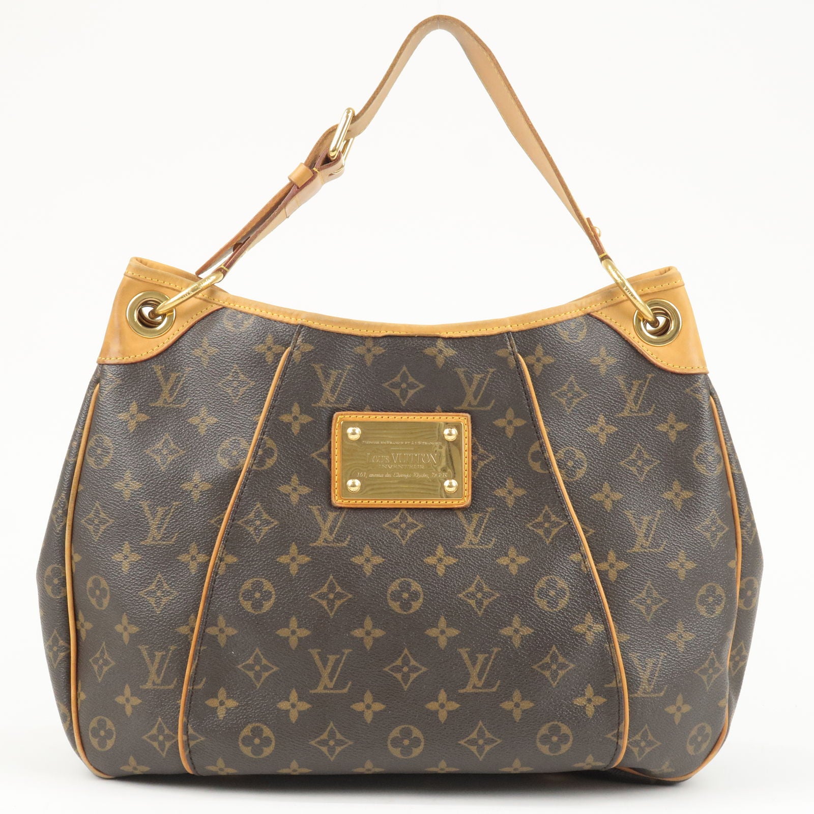 Louis Vuitton Vintage White Damier Azur Galliera PM Canvas Shoulder Bag, Best Price and Reviews