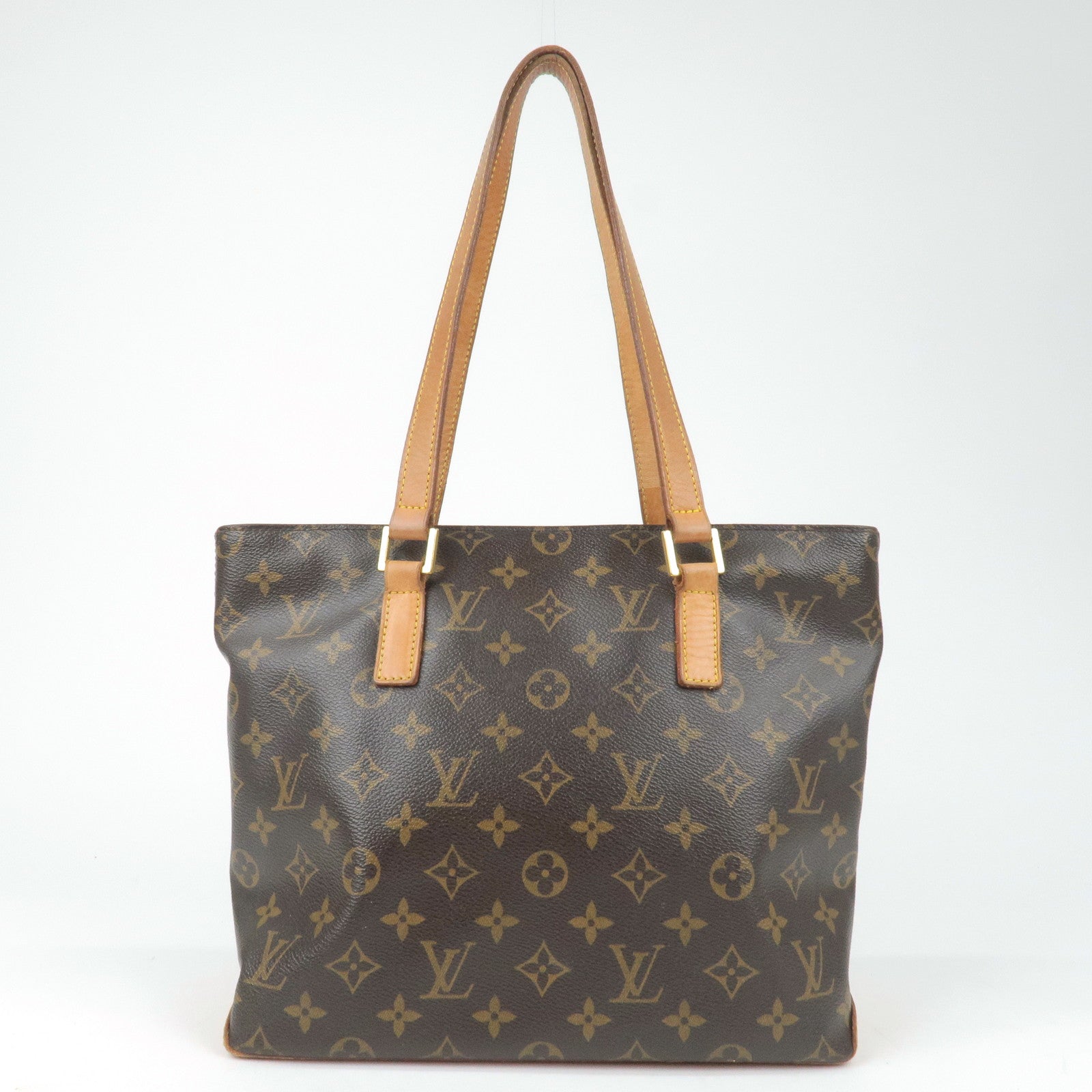 Louis Vuitton Brown Olive Canvas Antigua Cabas GM Tote Bag at