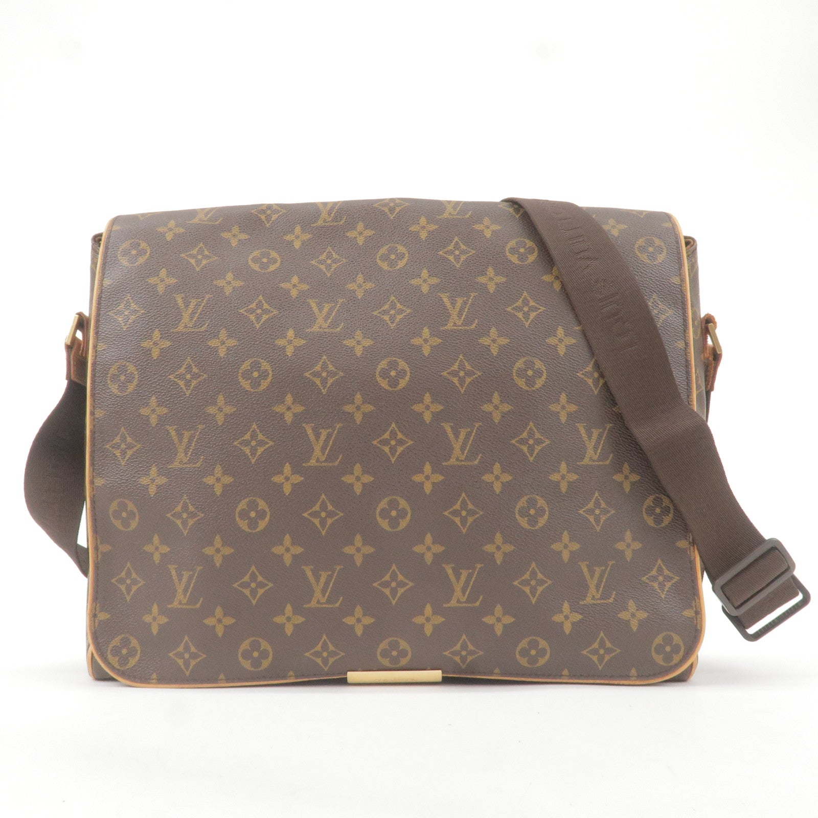 Louis+Vuitton+Utility+Crossbody+Small+Brown+Canvas+Monogram for sale online