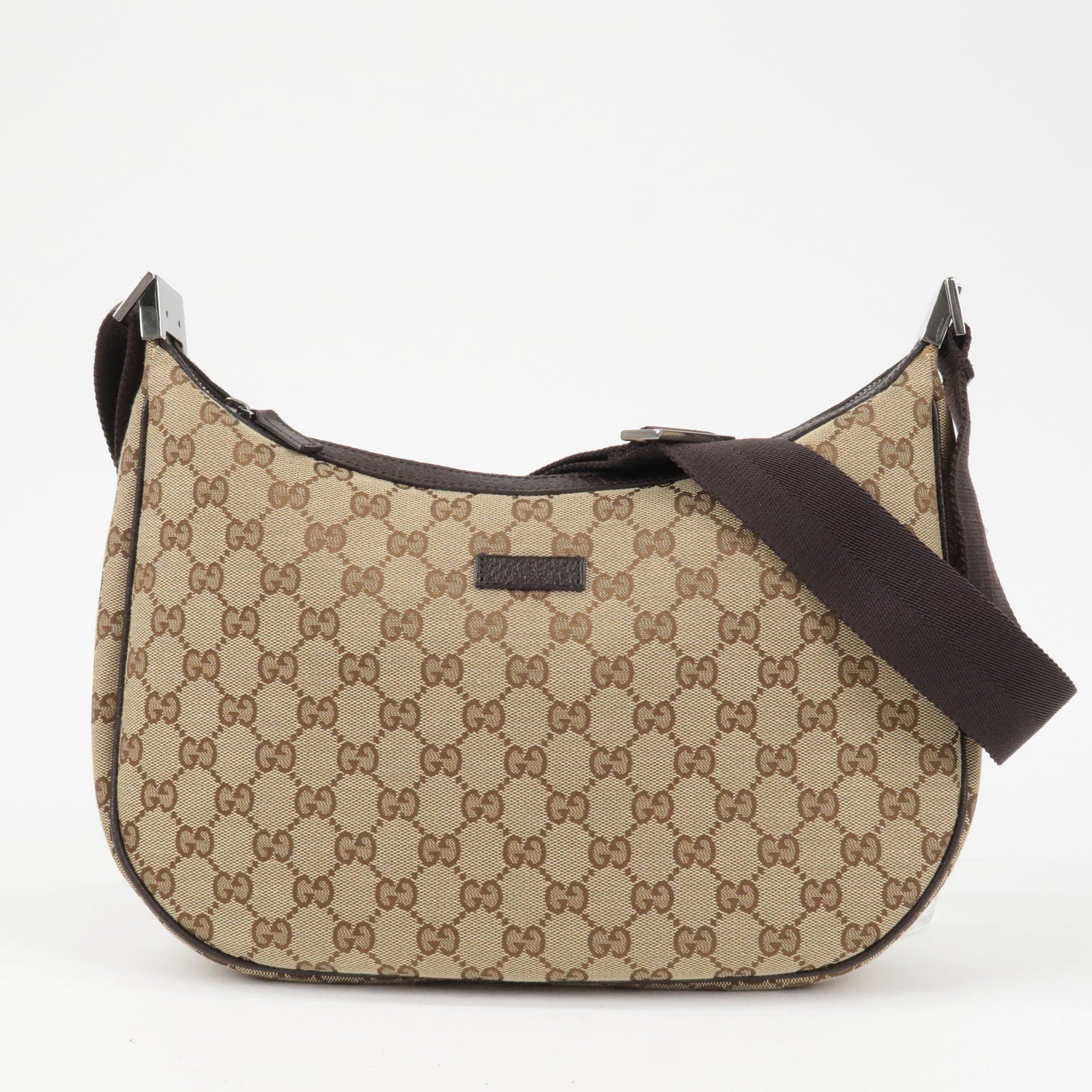 Gucci Brown/Beige GG Supreme Canvas and Leather Square Messenger Bag Gucci