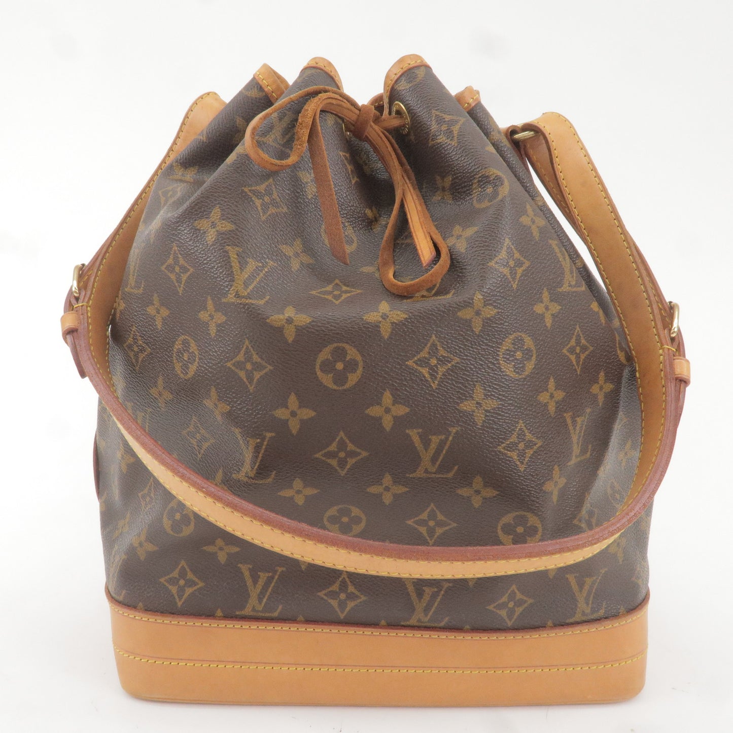 Louis Vuitton Fusain Monogram Mini Lin Canvas Boulogne Bag Louis Vuitton