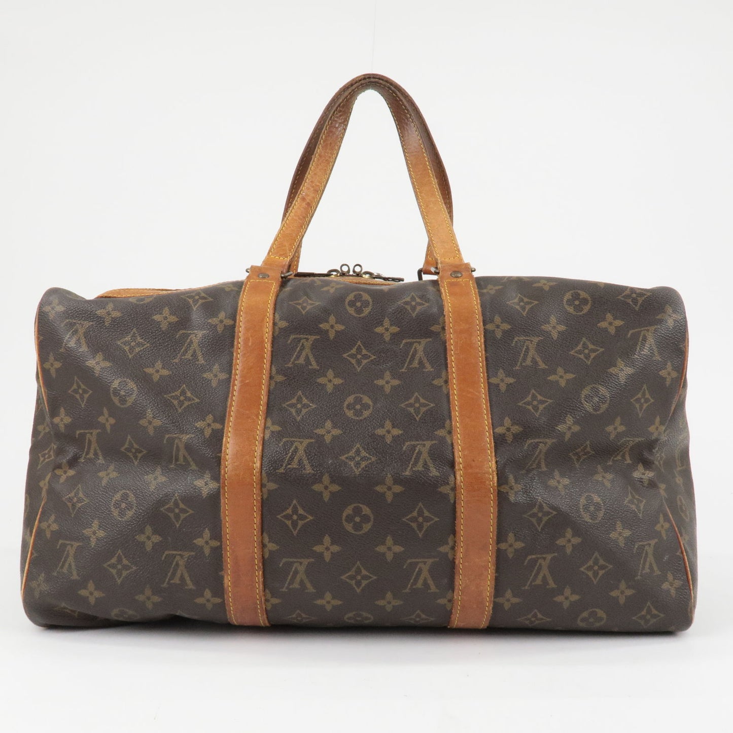 Shop for Louis Vuitton Monogram Canvas Leather Sac Souple 55 cm Duffle Bag  - Shipped from USA