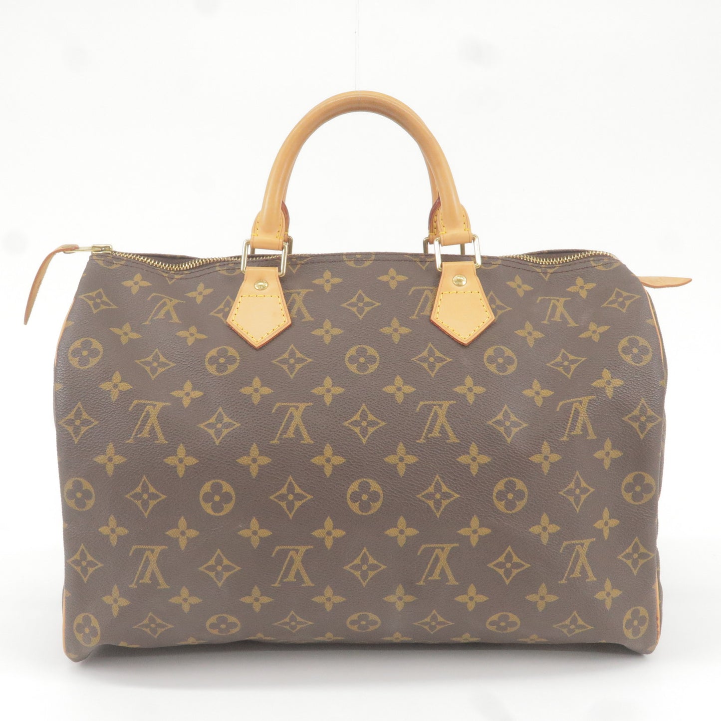 Louis Vuitton Monogram Speedy 35 Satchel Boston Bag