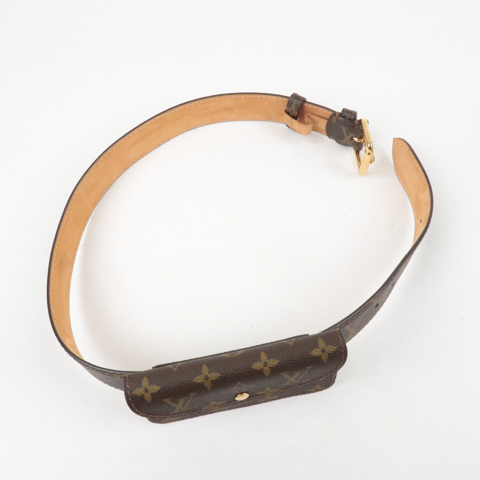 Louis Vuitton Belt Ceinture Mini Damier Azur 80/32