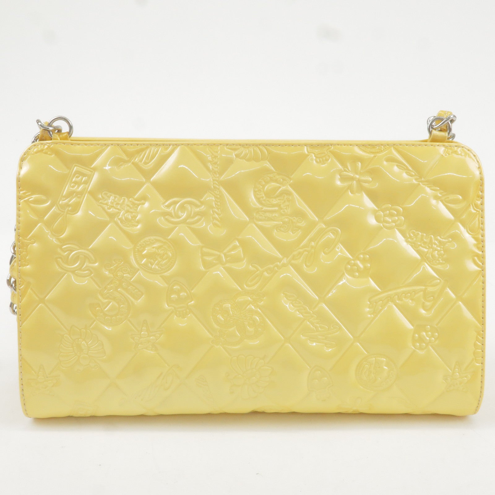 CHANEL, Bags, Chanel Cc Logo Chain Shoulder Bag Leather Bordeaux Gold  Italy Vintage
