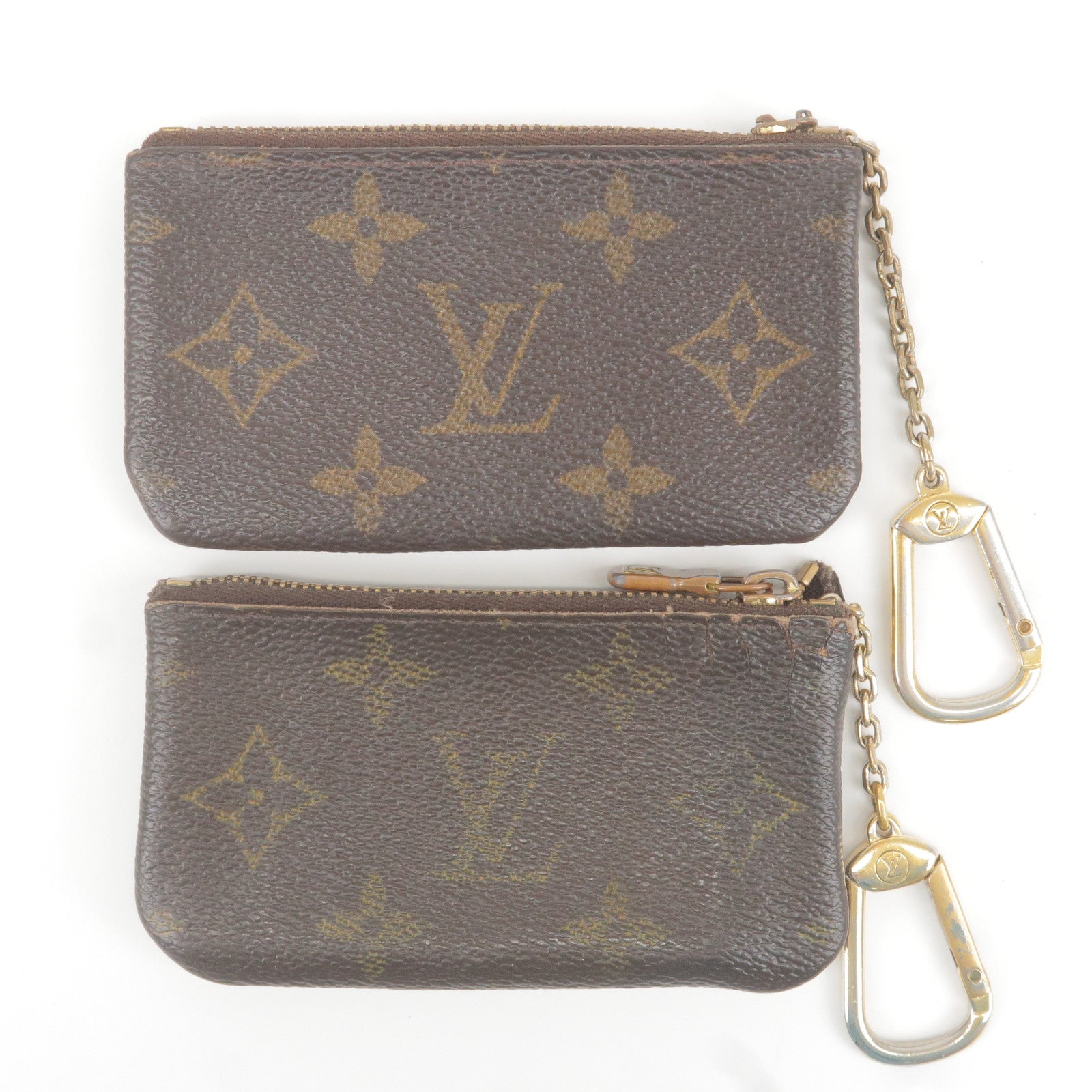 Louis Vuitton Key Pouch Cerises Cherry Monogram Brown/Red in Toile Canvas  with Brass - US