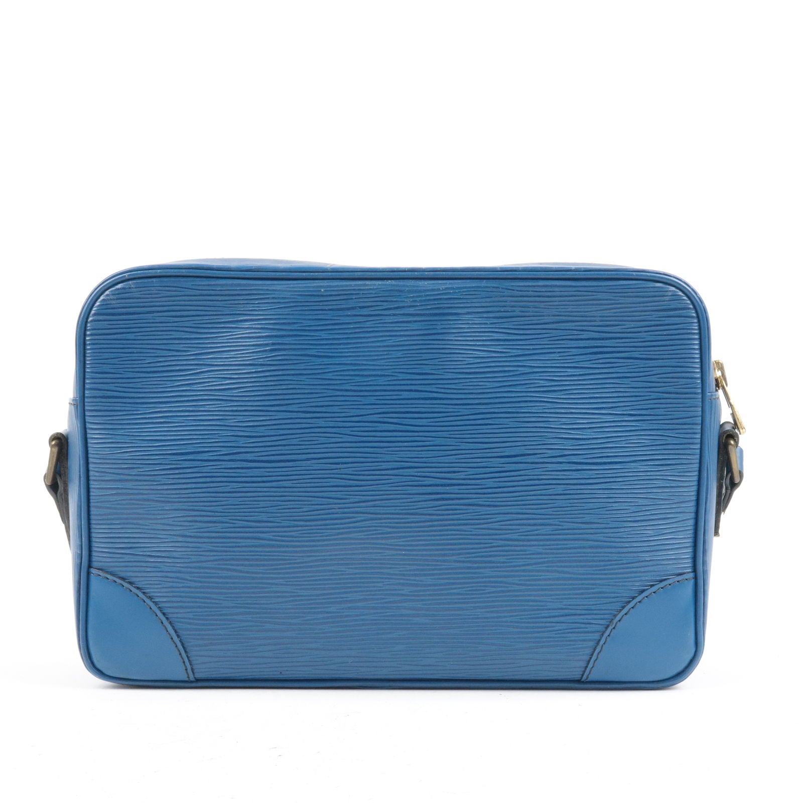 Louis Vuitton Cosmetic Pouch Blue Leather Epi for sale online
