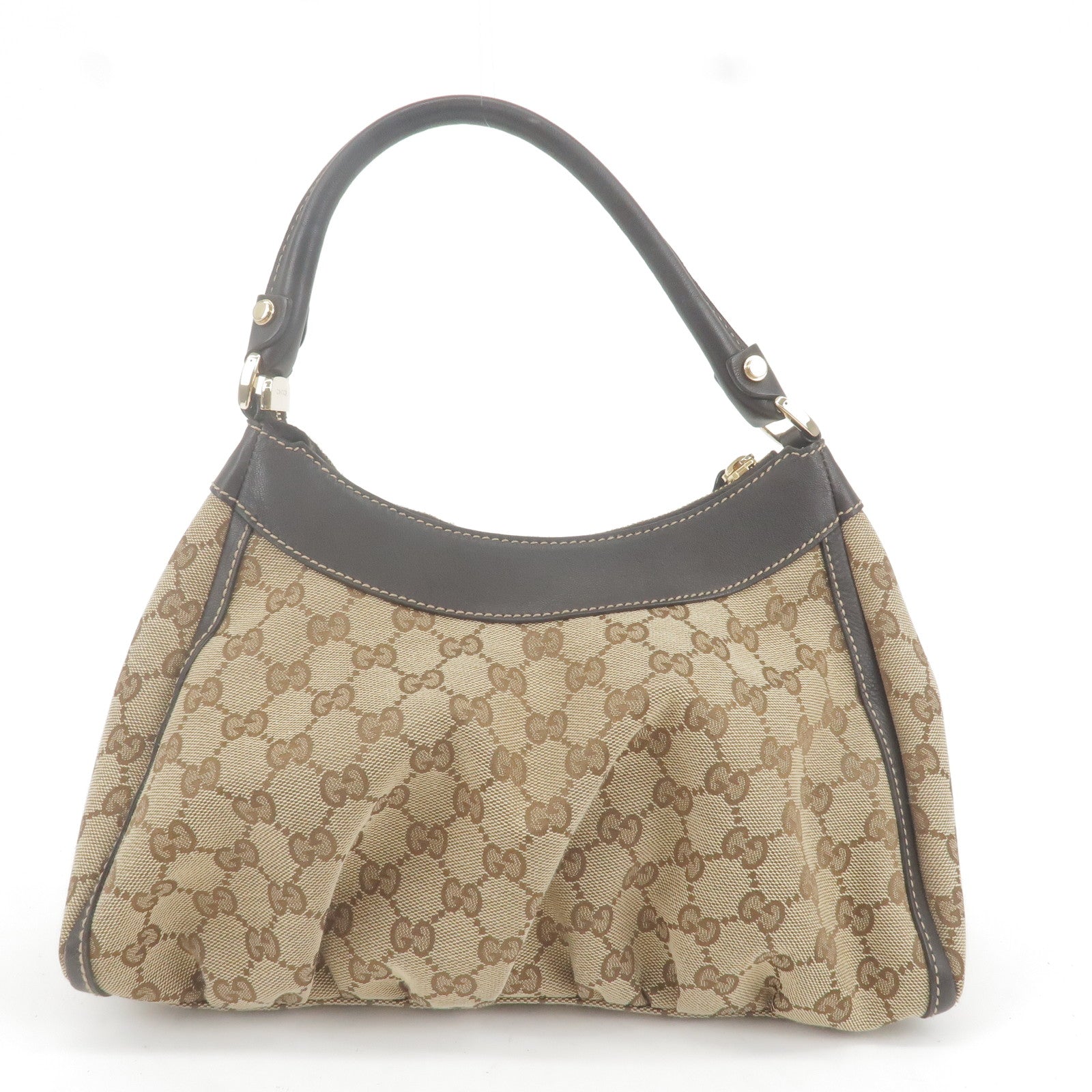 GUCCI-Abbey-GG-Canvas-Leather-Shoulder-Bag-Beige-Brown-190525