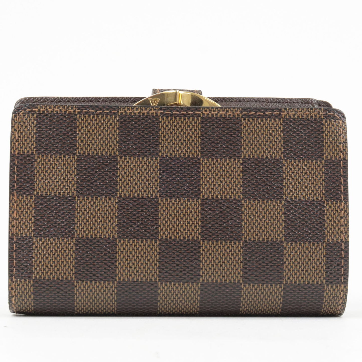 Sold at Auction: Louis Vuitton, Louis Vuitton - LV Damier Ebene Eva Chain  Strap w/ Leather Crossbody Strap