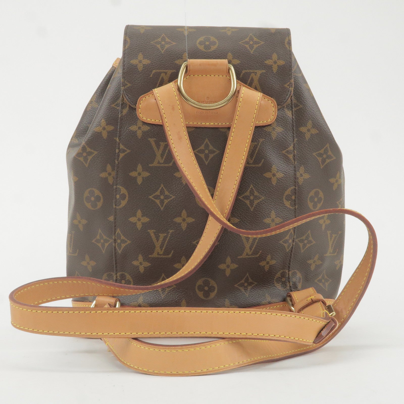 Authentic Louis Vuitton Monogram Montsouris MM Backpack M51136 LV