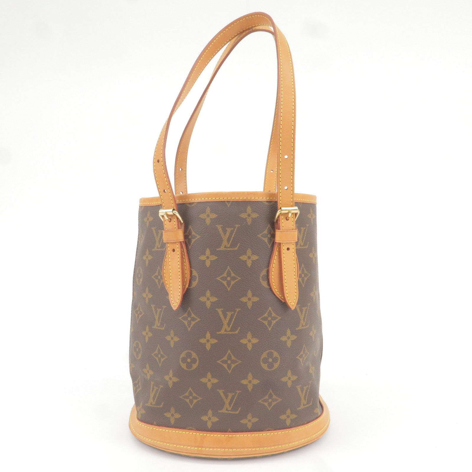 Louis Vuitton Bucket Large Model Shopping Bag in Brown Monogram