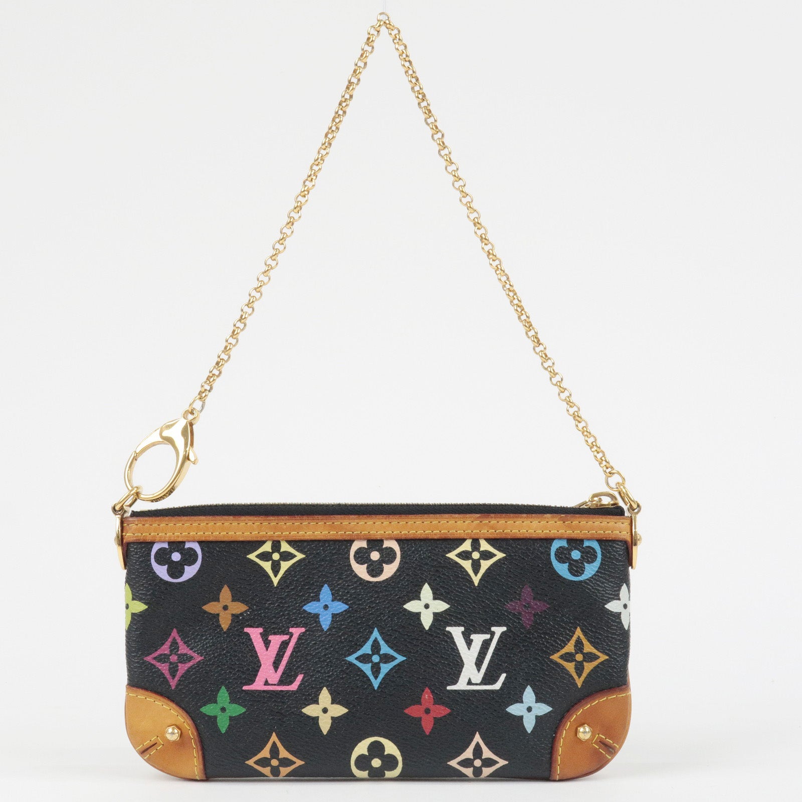 Louis Vuitton Louis Vuitton Milla Clutch MM White Multicolor Monogram