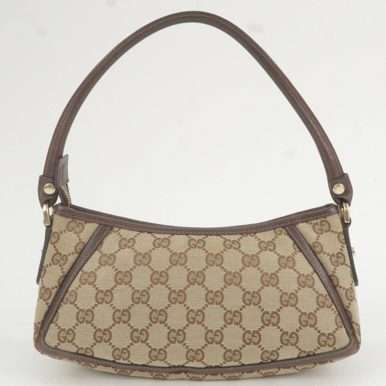 Gucci Beige/Brown GG Canvas Small Abbey Shoulder Bag