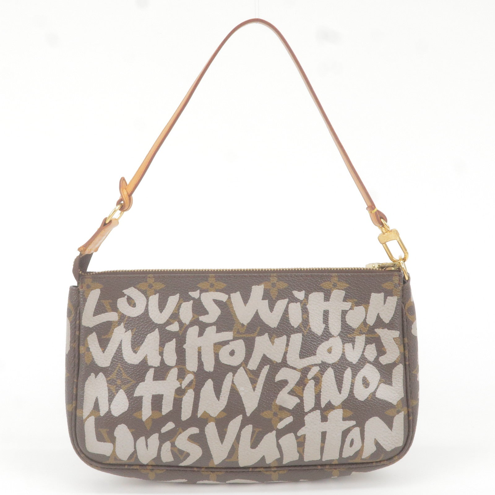 Louis Vuitton Graffiti Monogram Pochette Handbag w/Chain