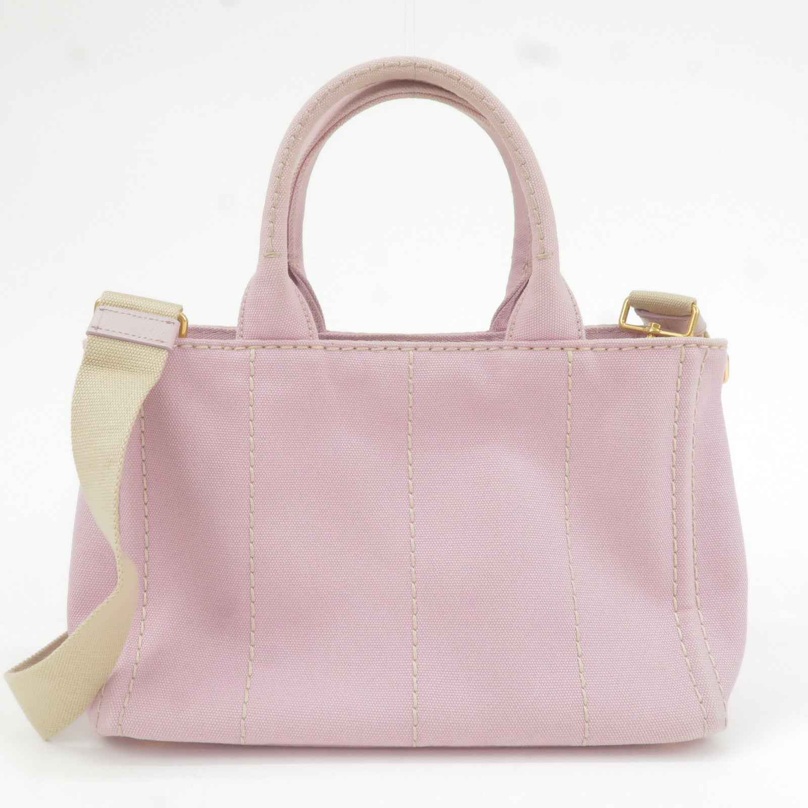 PRADA-Logo-Nylon-Leather-2Way-Bag-Tote-Bag-Hand-Bag-Pink – dct-ep_vintage  luxury Store