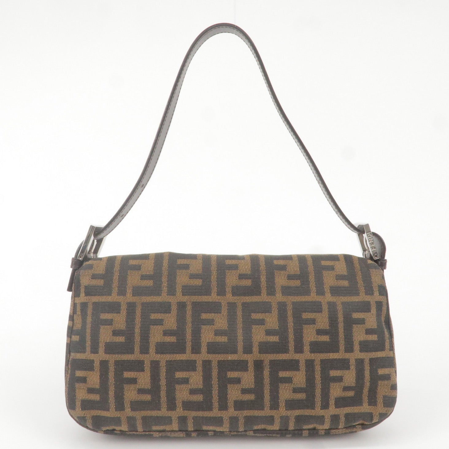 Fendi Zucca Print Mamma Baguette Shoulder Bag, Brown Canvas