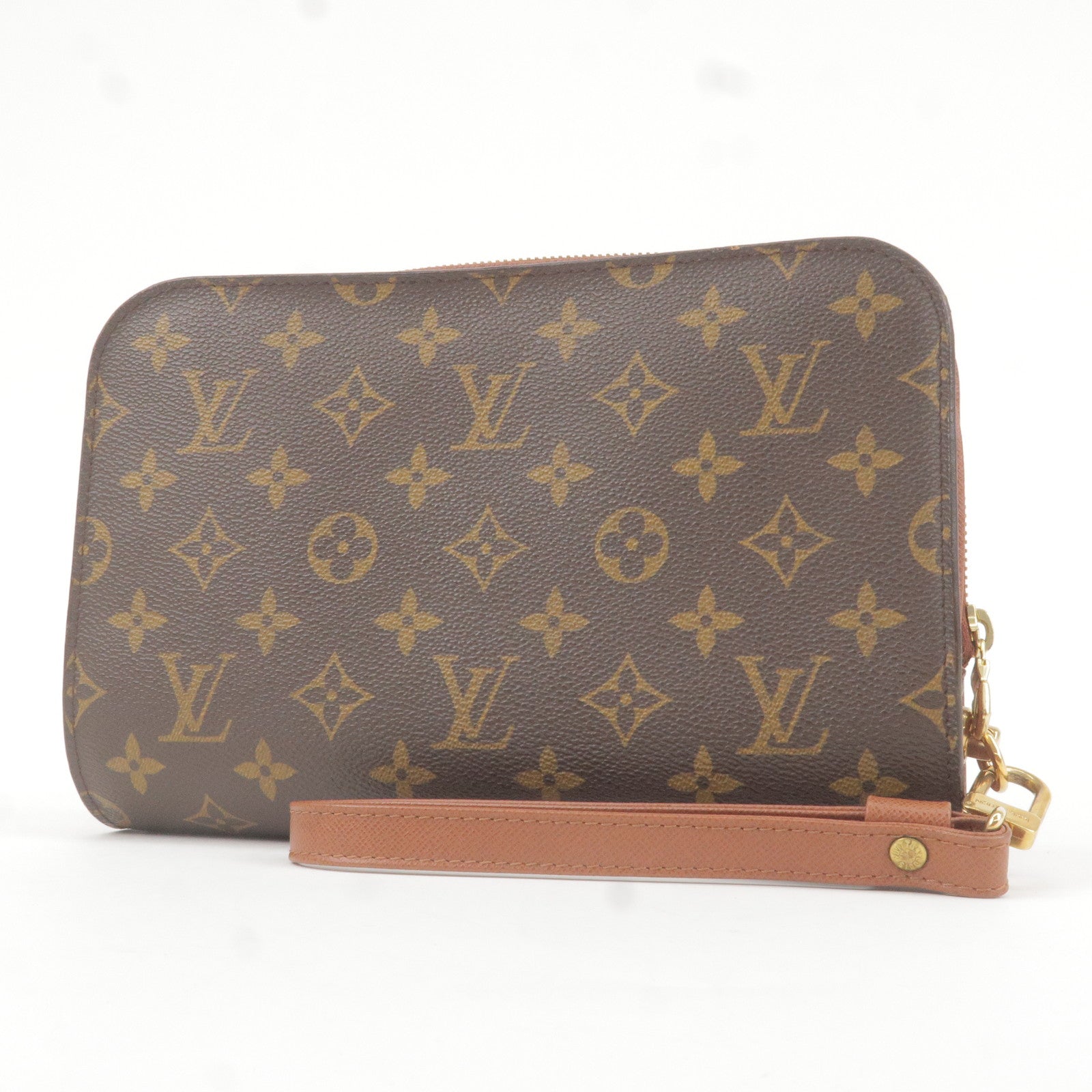 LOUIS VUITTON Monogram Canvas Orsay Clutch Bag, Luxury, Bags